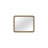 English Knotty Oak Inspired Landscape Mirror