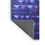 Tapis bleu / gris foncé en laine et polyester tissé à la machine 8 pi x 10 pi Elnorah