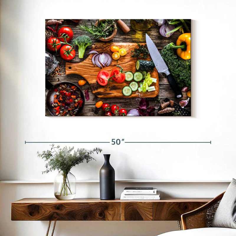 Yarlin Vegetable Fresh Ingredients, 26" H x 39" W