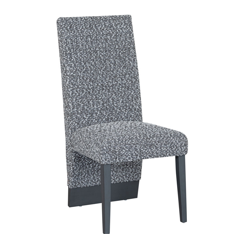 Gris et blanc uni, chaise d'appoint de 2 personnes, approche de conception contemporaine, traitement de surface 100% bouclé, structure de soutien dorsale étendue, rembourrage intérieur rembourré de mousse, matériau de base en bois d'hévéa, carré