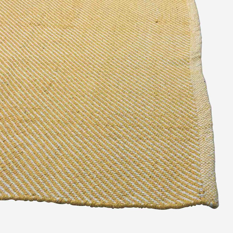 Horsley Solid Colour Hand Woven 70cm X 115cm Indoor / Outdoor Area Rug