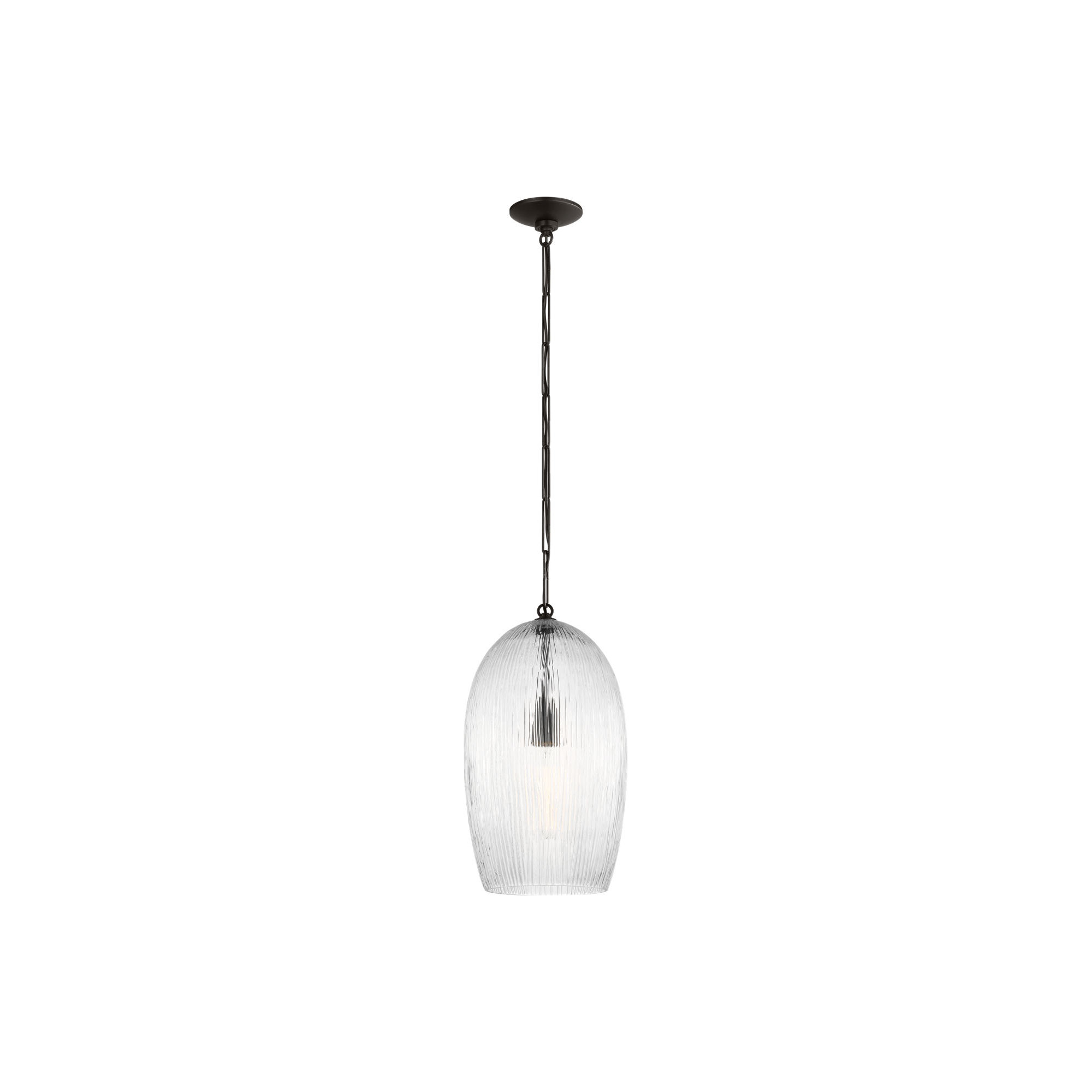 Serafina 11 Pendant, Aged Iron