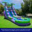 Glissade d'eau de qualité commerciale mauve avec pataugeoire pour enfants HeroKiddo 16 pi (avec souffleur)