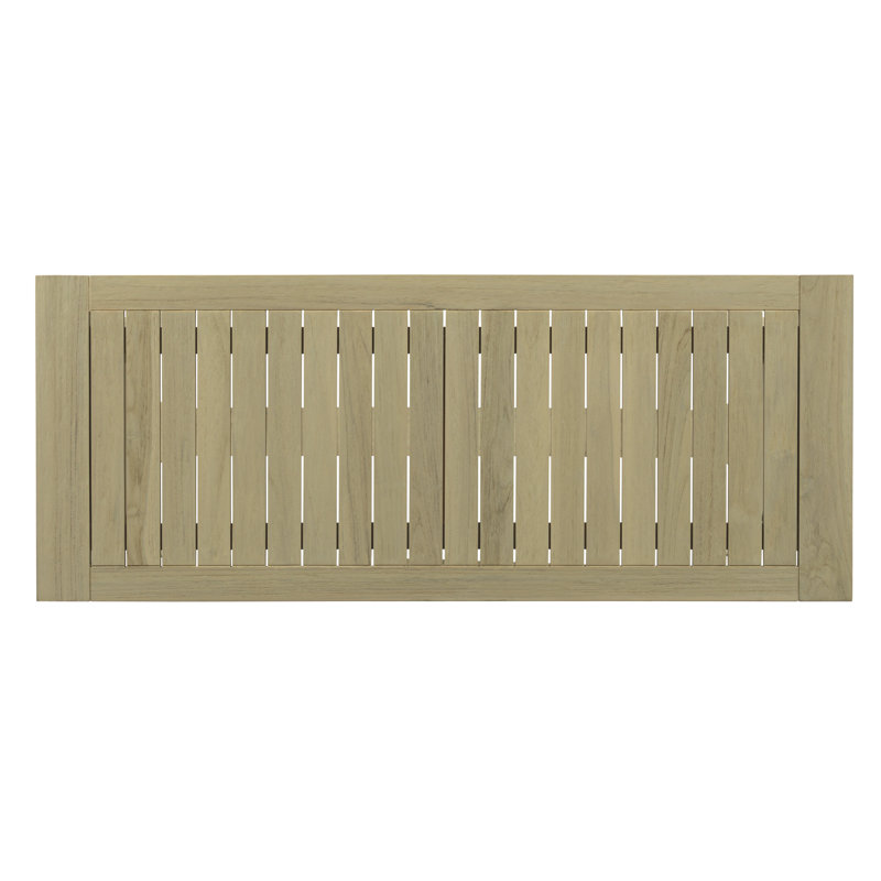 Bellevue Outdoor Teak Bar Table, 24" W x 60" L x 42" H