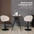 Adjustable Swivel Bar Stools Set