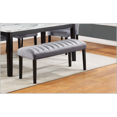 1 pièce banc salle à manger velours tissu tissu d'ameublement cuisine salle à manger meubles en bois