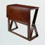 Ensemble de salle à manger à abattants 3 pièces Zachariah en noyer brun, H 36,12 po x l 39,12 po x P 31,21 po-796735423