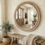 Miroir mural rond en bois massif-1058976921-1059981930