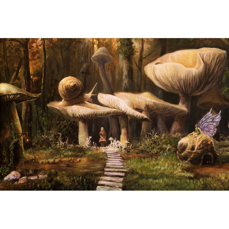 Fairyland Oil Painting by Pobytov - No Frame Art Prints on Canvas, 20cm H x 30cm W