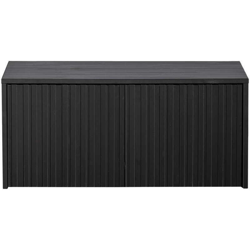 New Gravure 2 - Door Standard Accent Cabinet, Black
