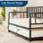 Metal Daybed with Trundle, LED Lights-1728031661