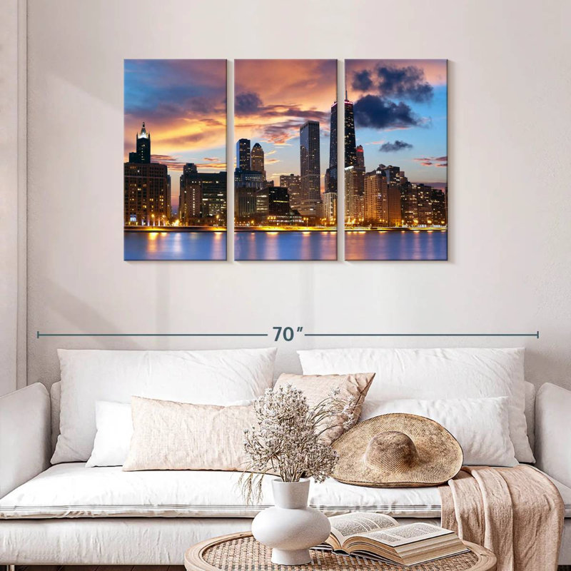 Horizon de Tergel Urban Chicago, H 28 po x l 45 po