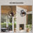 20'' Outdoor Ceiling Fan With Light And Remote, Waterproof Caged Ceiling Fan, Dimmable Light For Patio, Bedroom And Kitchen, Brown