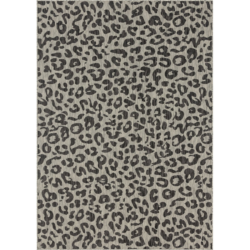 Tapis d'extérieur joyeux couleur pierre, Rectangle 8 pi x 11 pi 4 po