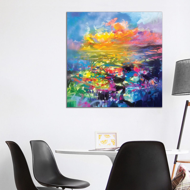 Fluid Resonance III by Scott Naismith - Wrapped Canvas Painting, 93.98 cm H x 93.98 cm W x 3.175 cm D