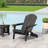 Outsunny Wooden Adirondack Chair, Outdoor Patio Lawn Chair With Cup Holder, Weather Resistant Lawn Furniture, Classic Lounge For Deck, Garden, Backyard, Fire Pit-610014360