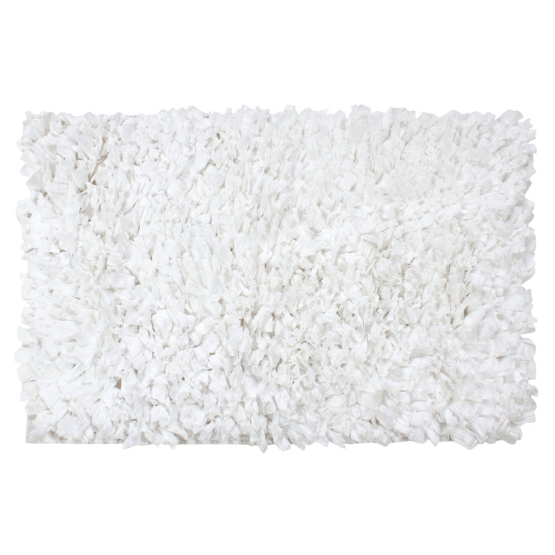 Tapis de bain Tissue, Blanc