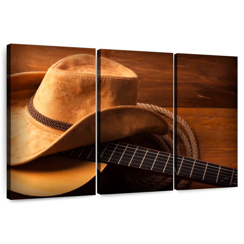 Lelar Western Country Guitar, 36" H x 57" W