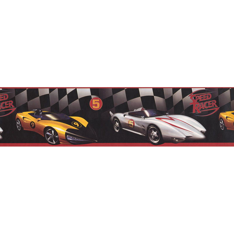 Bordure de voiture Speed Racer, Noir
