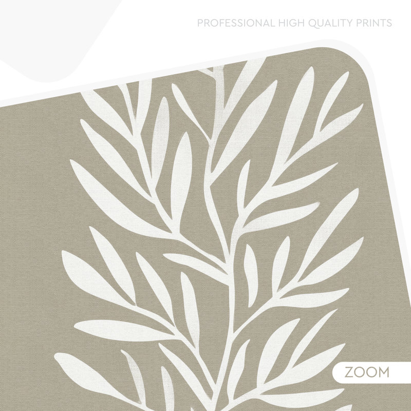 Décalcomanie murale Minimalist Botanical Arch - Papier peint adhésif amovible, H 85 po x l 48 po