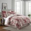 Country Lane Toile Crimson Cotton Duvet Cover Set  8 Piece-635750800