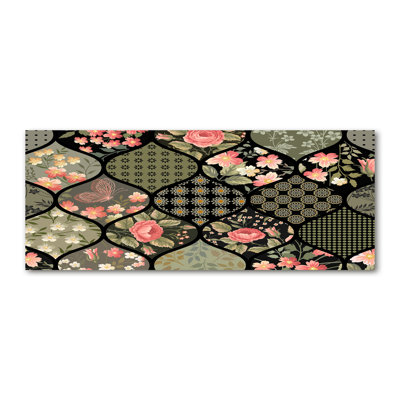 Floral Pattern - Wrapped Canvas Print