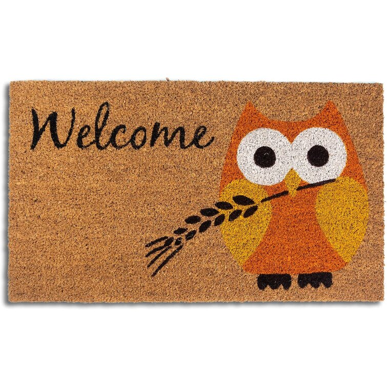 Loon Peak Croll Drifted Nature Welcome Doormat, Size: Rectangle 1'11 inch x 2'11 inch, Brown