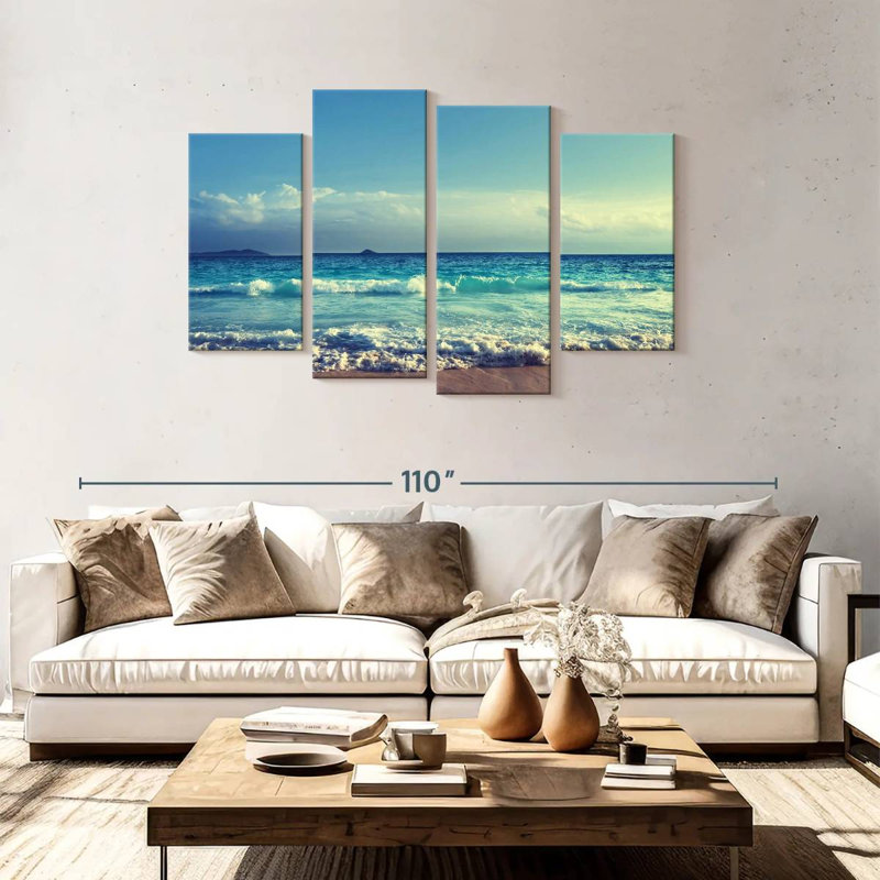 Gillard Seychelles Gillard Waves, H 48 po x l 75 po