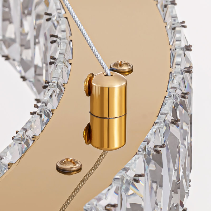Jude 2 - Light Crystal Dimmable LED Geometric Chandelier