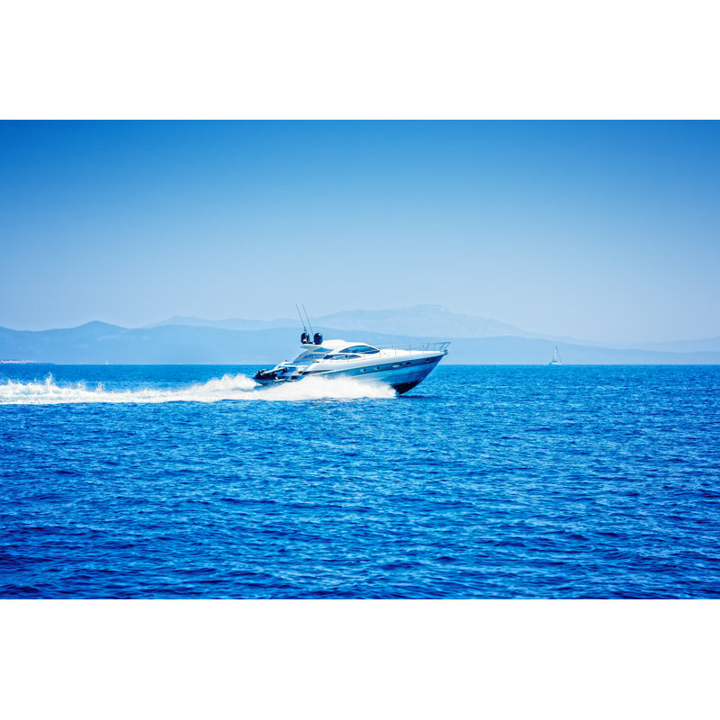 «Modern Yacht in Motion» par Mbbirdy, H 24 po x l 36 po