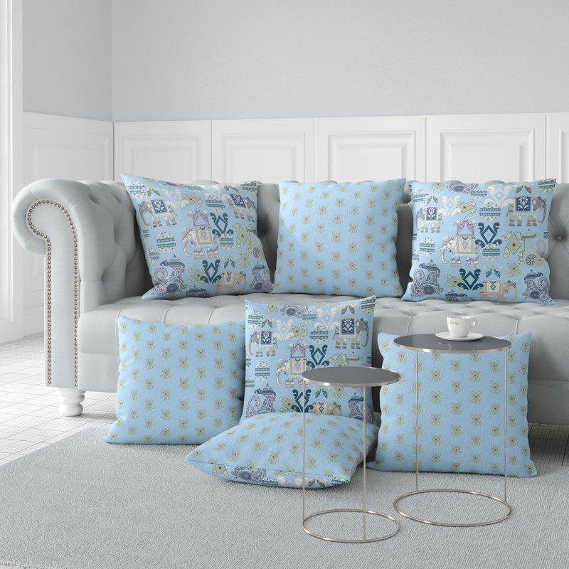 Housse de coussin décoratif en polyester, 20 po x 20 po, Blanc
