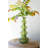 SMALL GLASS BUBBLE VASE - GREEN-454631063-454631060
