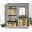 Jackeline Flat Wall Mirror with Shelves-69936410-69936413