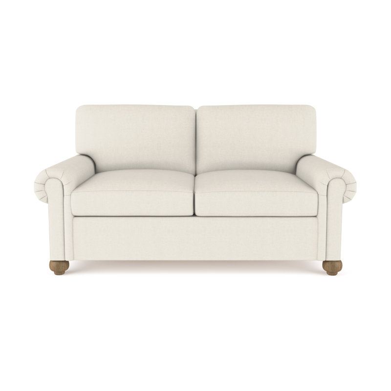 Leroy Loveseat, 36" H x 60" W x 43" D, Chocolate Velvet