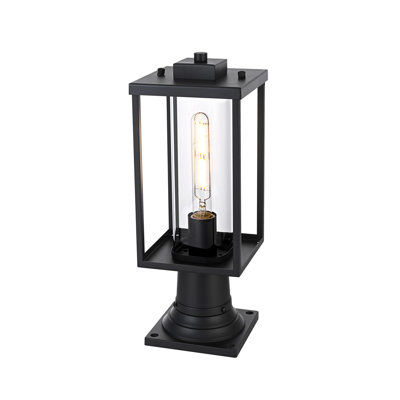Lampadaire extérieur noir Mickle