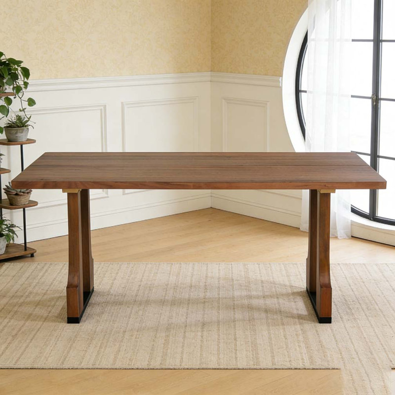 Table de salle à manger 63 ", Noyer