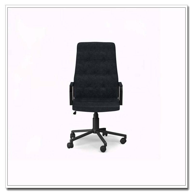 Foley - Swivel Office Chair - Distressed Blue