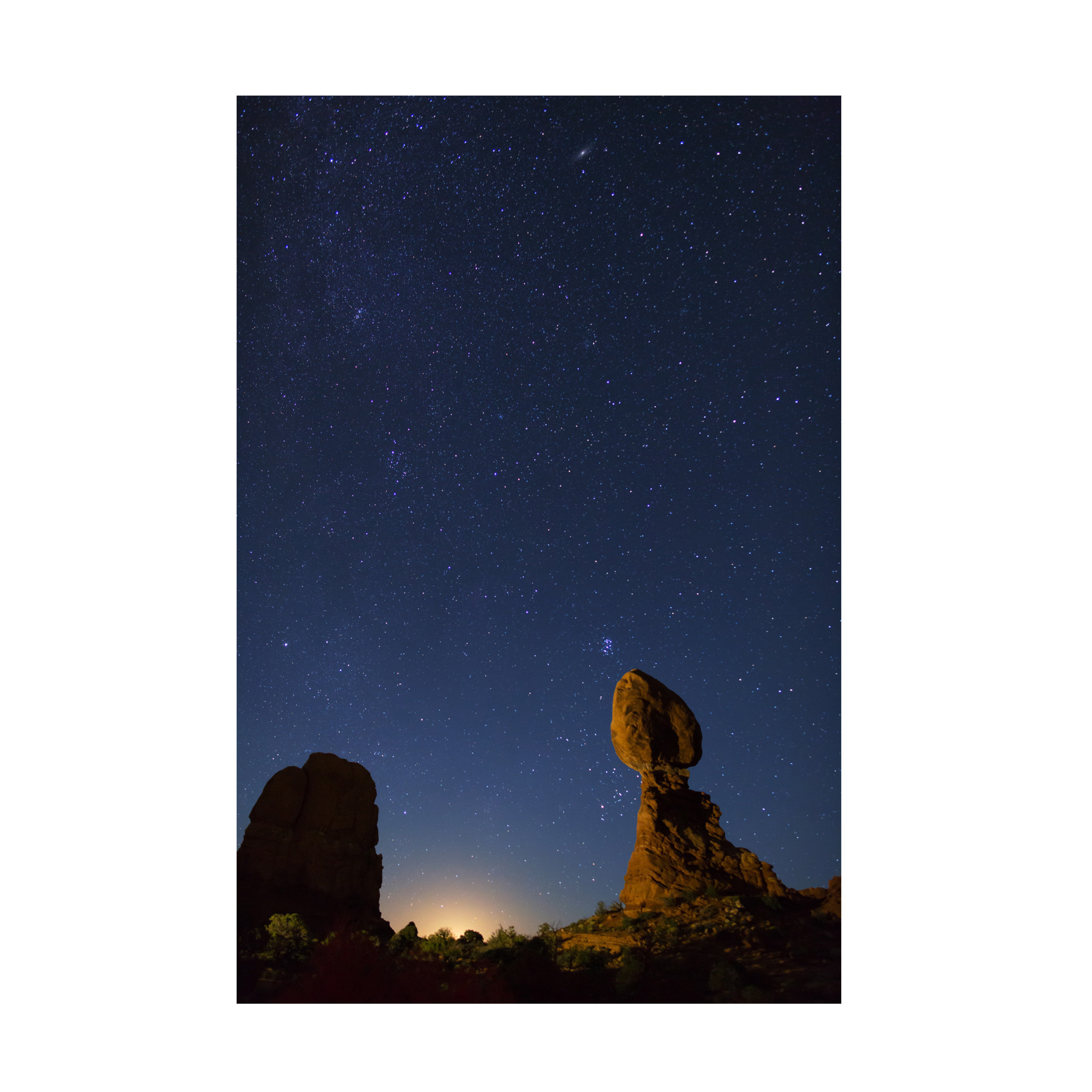 Union Rustic Wrapped Canvas Wall Art - Royce Bair 'Balanced Rock Rising ...