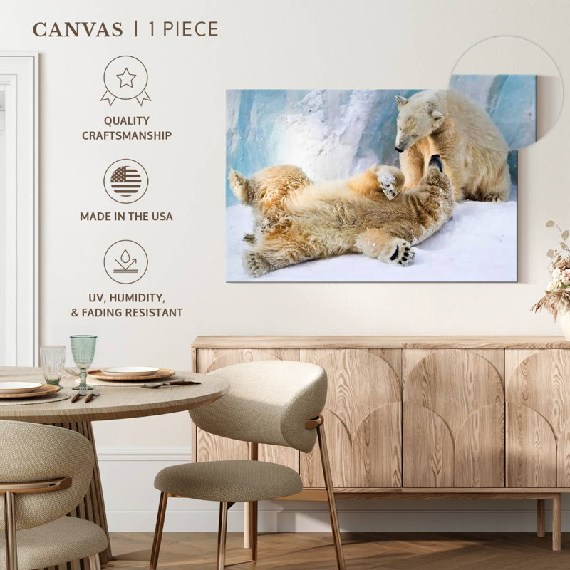 Ours polaires Brampt, H 26 po x l 39 po