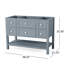 Meuble-lavabo gris 48 po avec fonction et design d'intérieur