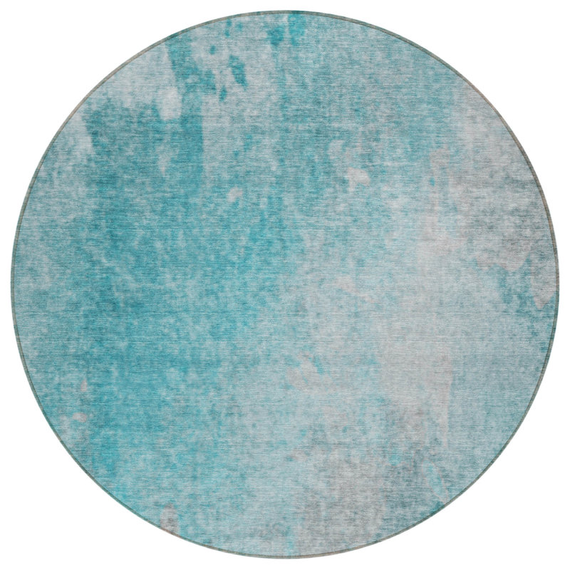 Tapis extérieur rond 8 pi