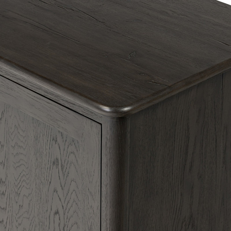 Dumont 2-Door Accent Cabinet, Black