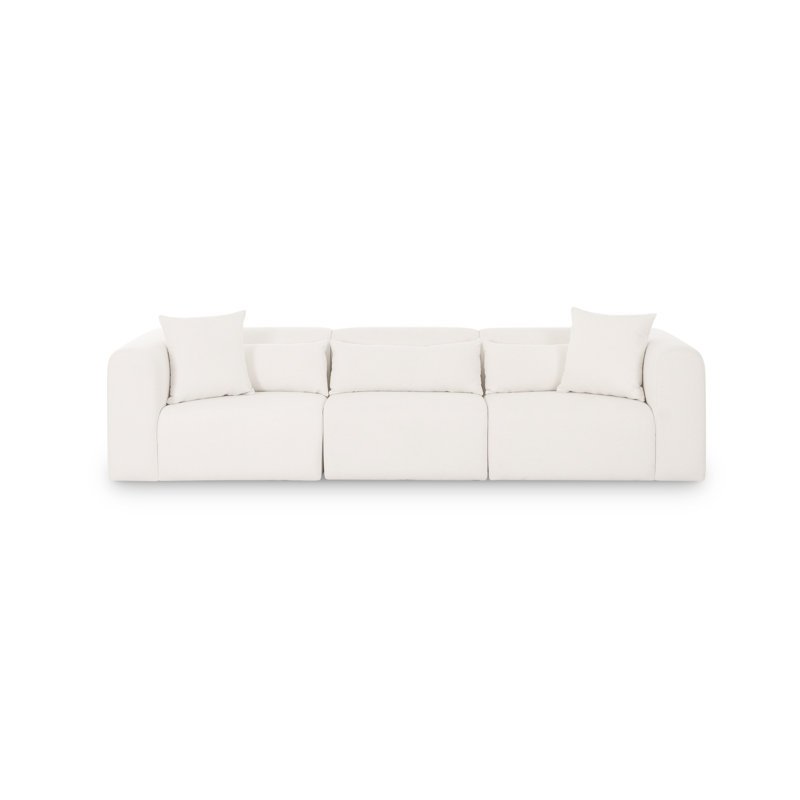 Tarra Cream Chenille Modular Sofa
