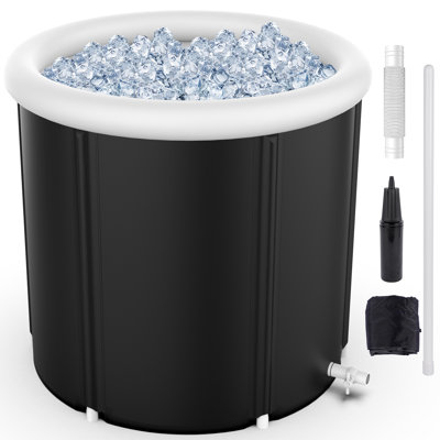 165-Gallon Capacity Foldable Ice Bath Tub