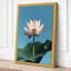 Lotus in Bloom Botanical - Wrapped Canvas-448691593-448691595