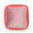 Microfiber Upholstered Square Pouf Ottoman