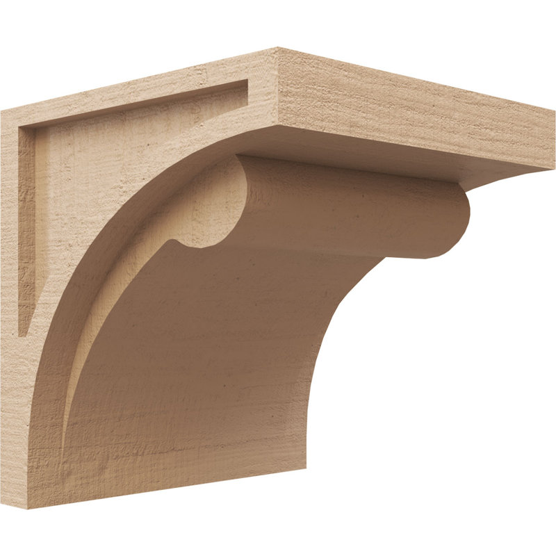 Bois de cèdre brut Viola TimberThane Corbel, apprêté brun clair, H 10 po x l 10 po x P 10 po