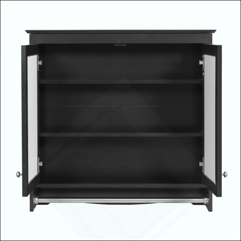 Armoire de toilette 3 en 1, armoire à pharmacie murale avec tablettes réglables et portes à fermeture en douceur, miroir haute définition avec rangement pour meuble-lavabo de salle de bain