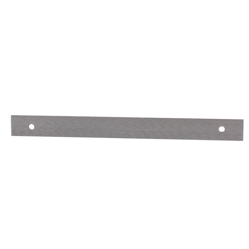 142 rails plats de qualité supérieure, Nickel brossé, 72"