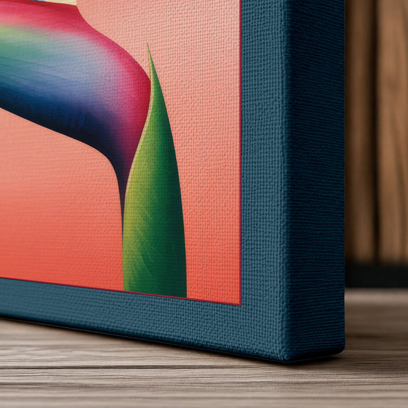 Print, 24x16 - 61.0 x 40.6 cm, Teal Border